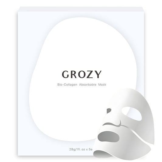 Grozy Luxury Deep Hydrating Collagen Face Mask 28G×5