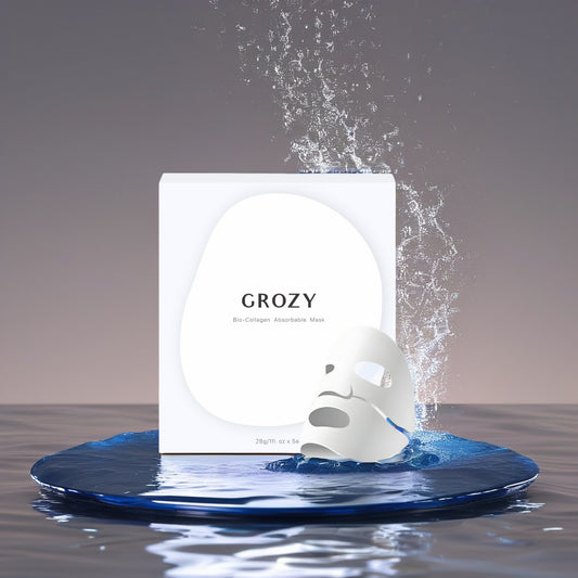 Grozy Luxury Deep Hydrating Collagen Face Mask 28G×5